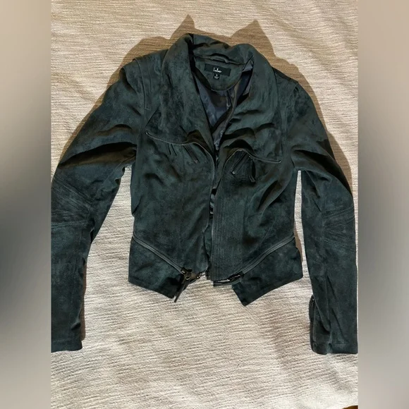 Lulu’s Vegan Suede Moro Jacket Small - Picture 2 of 15